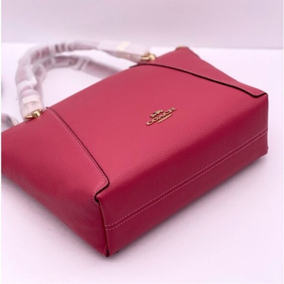 Coach Kacey Satchel Crossbody Bag Pink - Picture 4 of 12